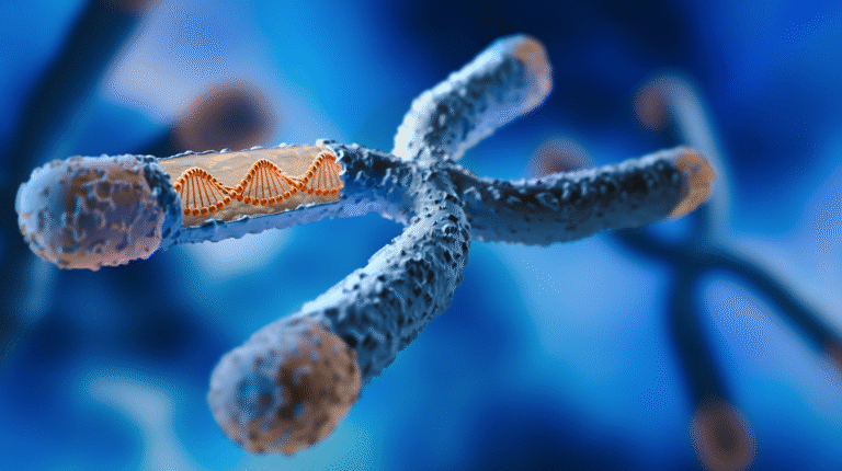 A computer edited picture of the X chromosome