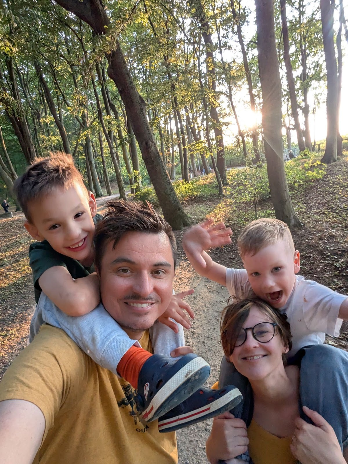 A Slovakian Family with two boys
